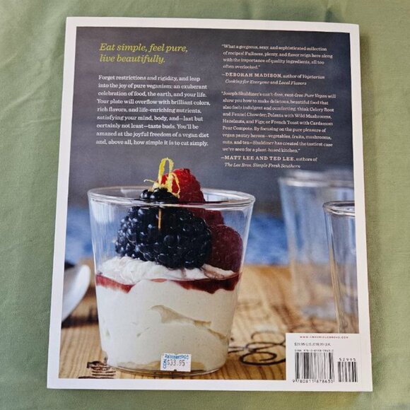 Pure Vegan: 70 Recipes for Beautiful Meals and Clean Living by Joseph Shuldiner - Picture 9 of 9